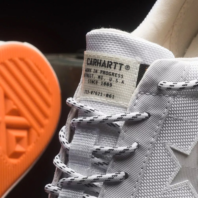carhartt wip converse one star ox collab collection military green white black