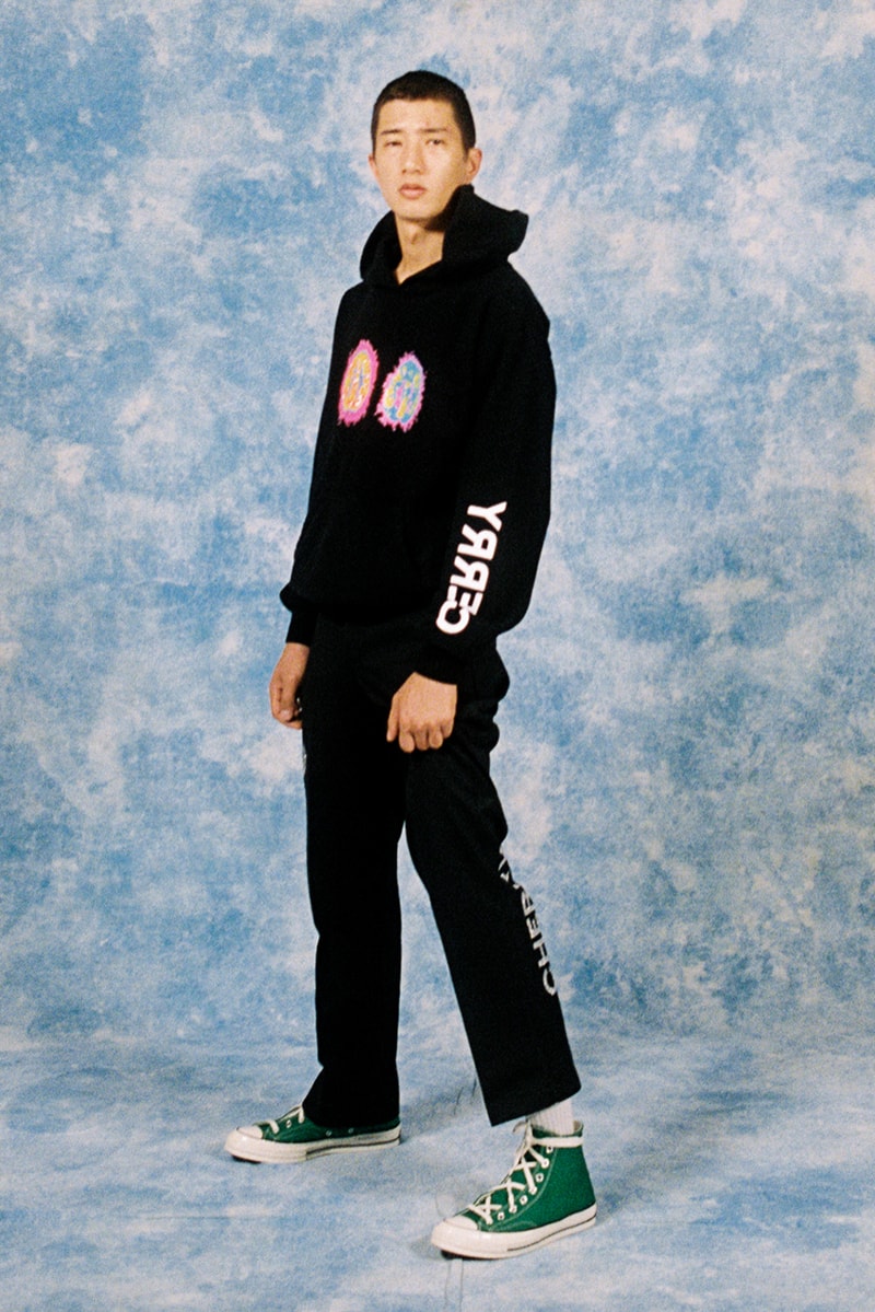 Cherry Los Angeles ADHD Collection Lookbook Hoodie Sweatpants Black