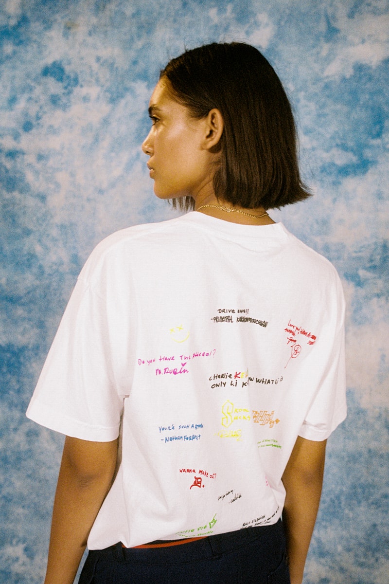 Cherry Los Angeles ADHD Collection Lookbook T-shirt White