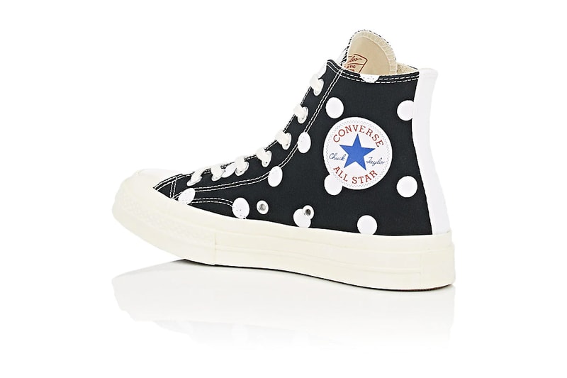 comme des garcons play converse chuck taylor 70 polka dot barneys