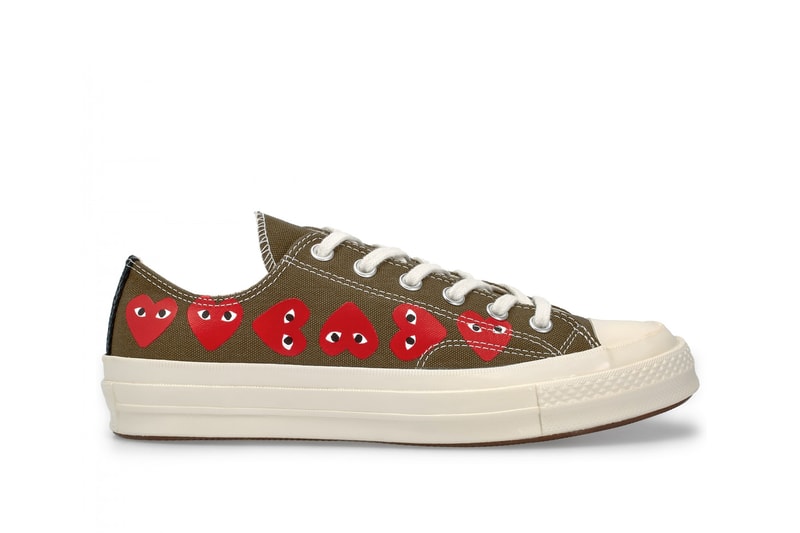 COMME des GARCONS x Converse All Star Low Top Khaki