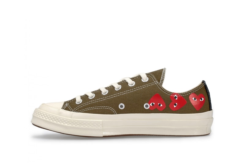 COMME des GARCONS x Converse All Star Low Top Khaki