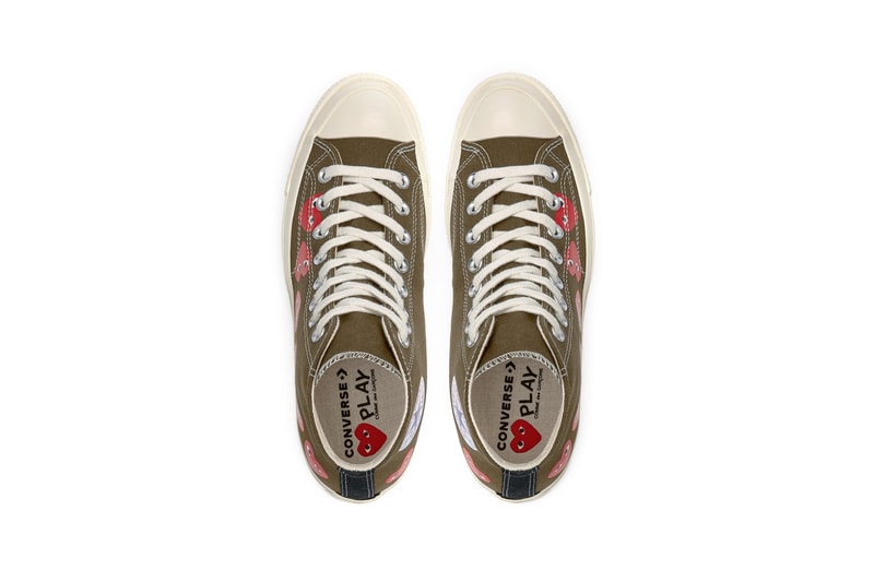 COMME des GARCONS x Converse All Star High Top Khaki