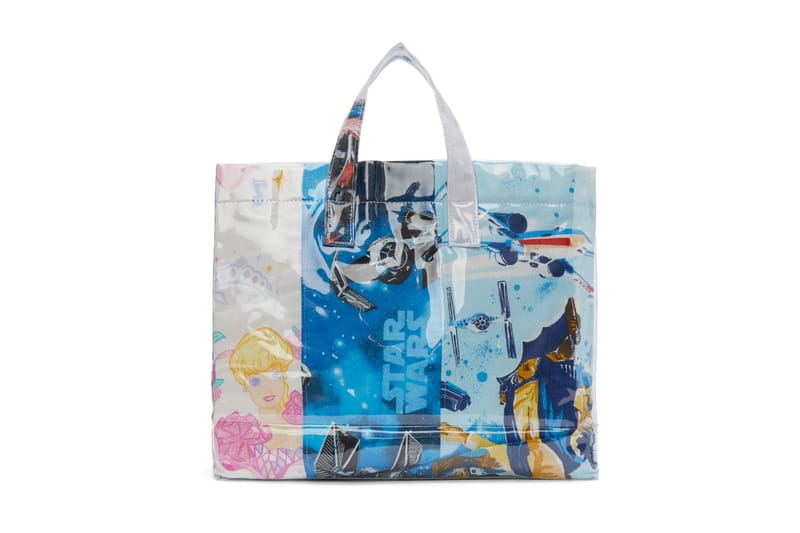 COMME des GARÇONS SHIRT's New PVC Tote Bag Is Inspired by Your Childhood Barbie Bedsheets