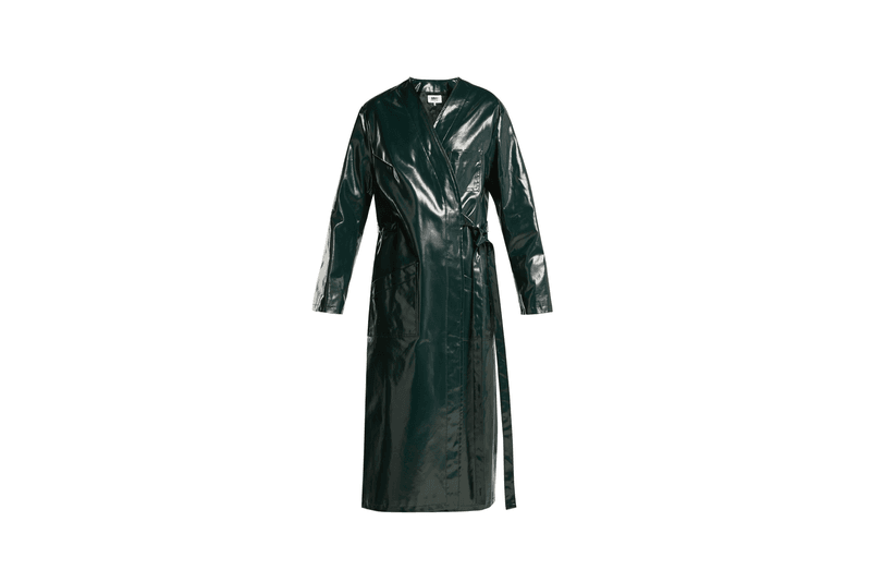 Off White Camo Midi Coat