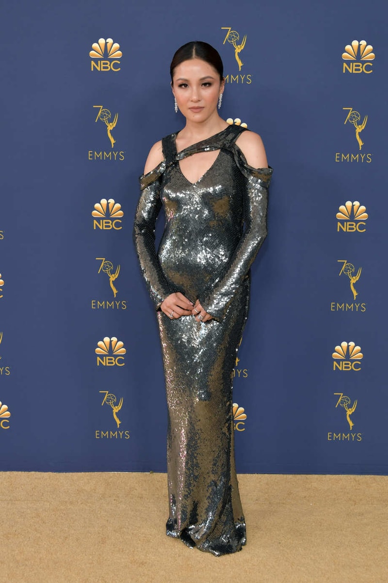 Emmys Emmy Awards 2018 Red Carpet Constance Wu Crazy Rich Asians