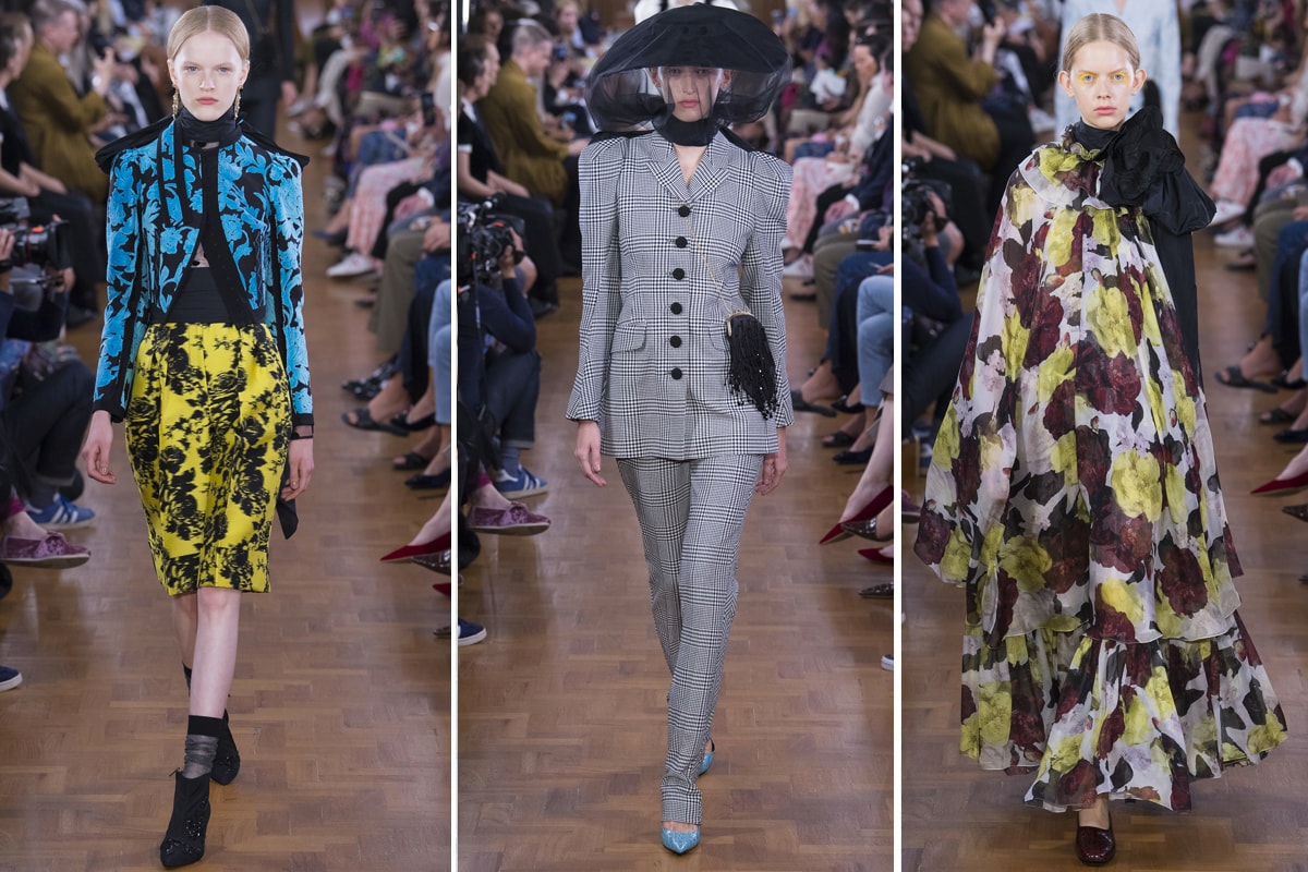 Best Shows From Burberry джинсовая юбка SS19 Burberry Victoria Beckham Christopher Kane