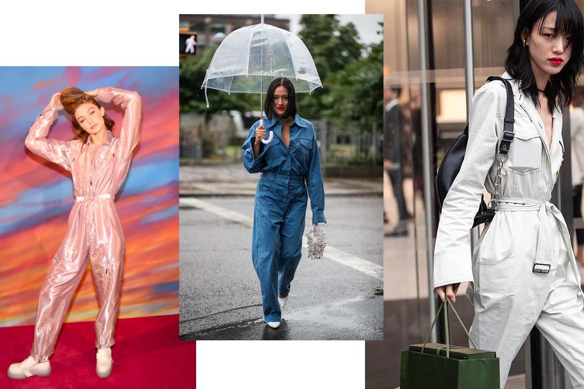 Street Style Trends Fall Winter 2018 Oslo Fashion Week Pink Denim Suit Blazer Boots