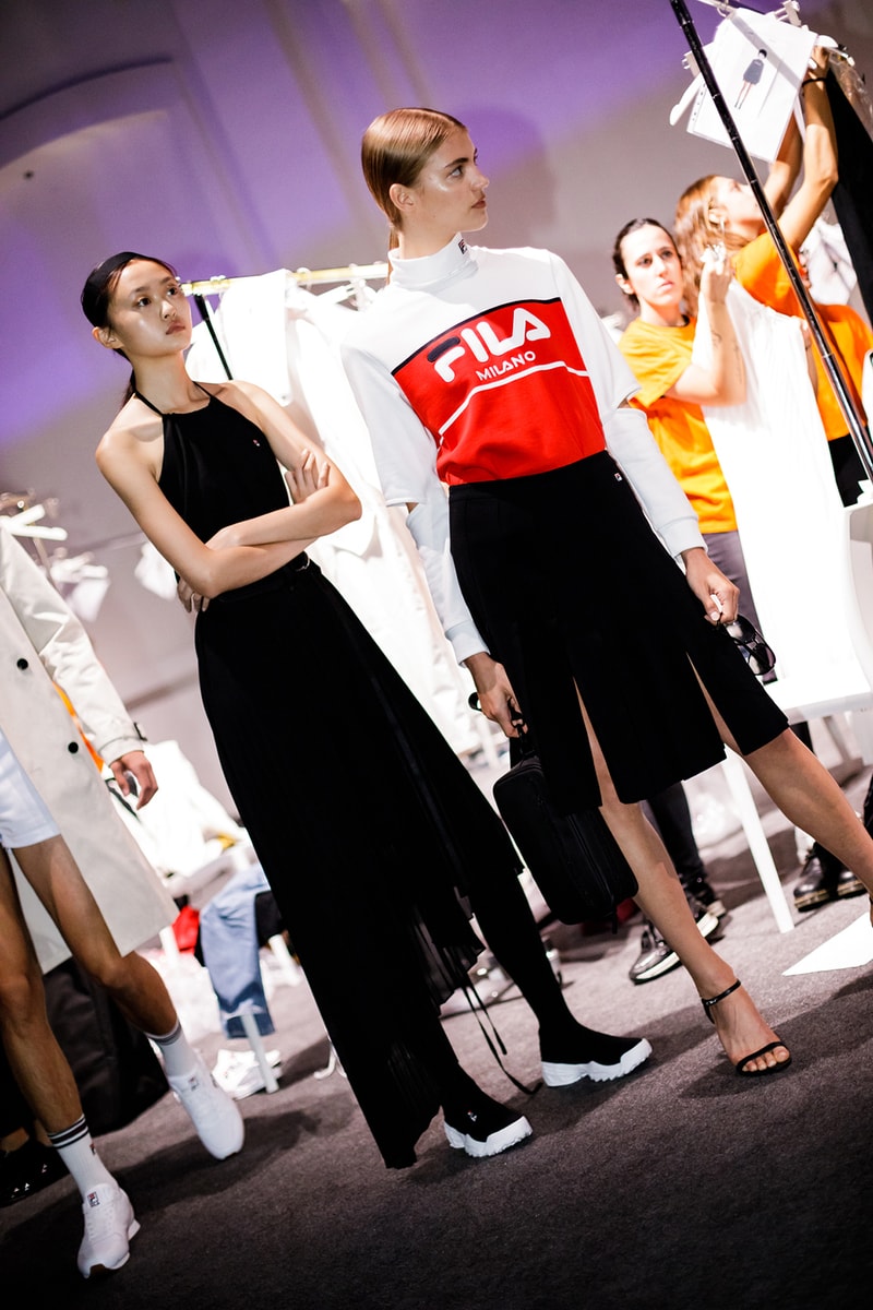 FILA SS19 Spring Summer 2019 Milan Fashion Week Backstage Behind The Scenes