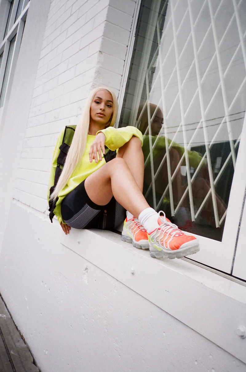 Frankie Collective Reworked Supreme Nike Sneakers Neon