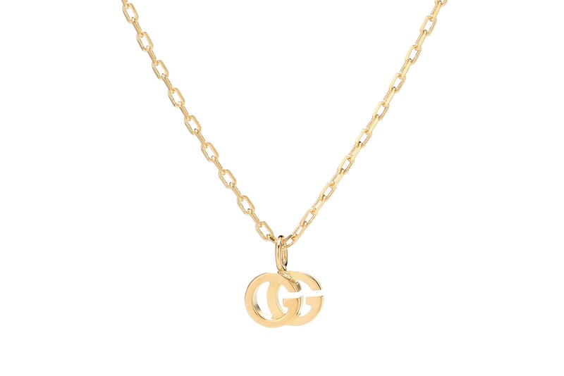 Gucci Double G Logo Gold Necklace