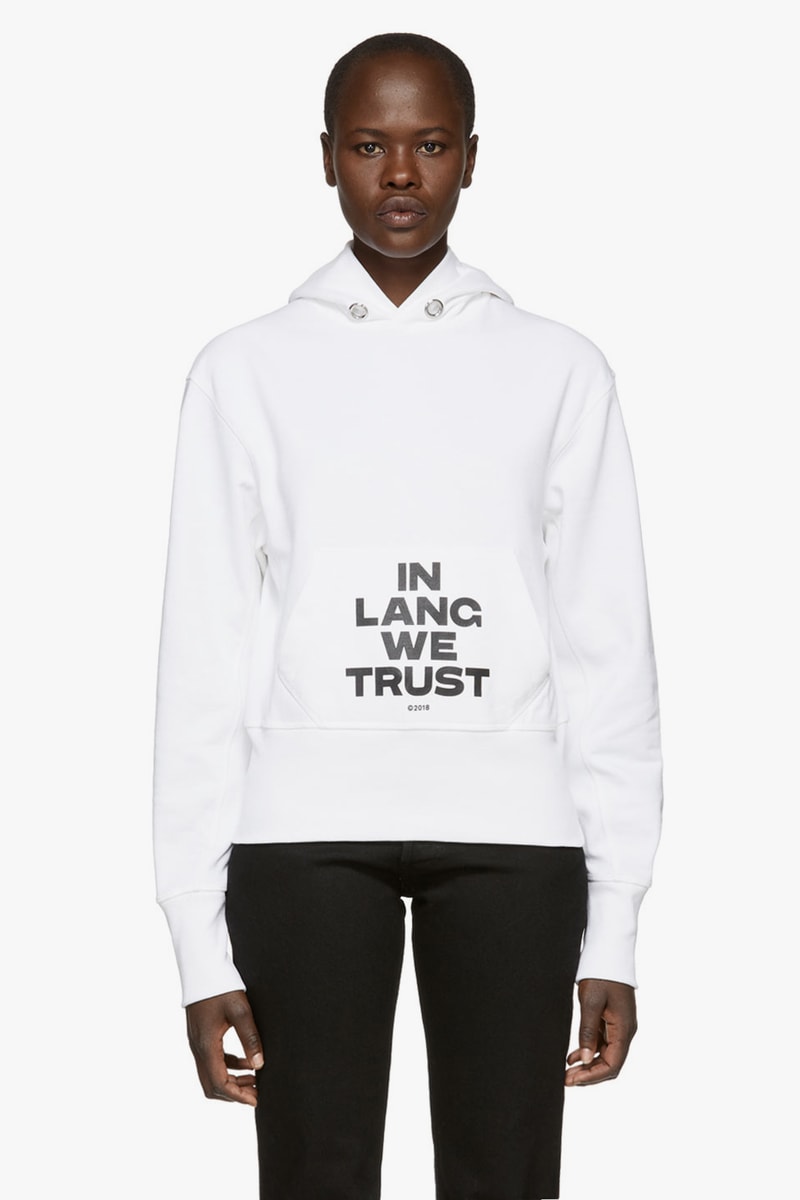 Helmut Lang Hoodie Black Red White Brian Roettinger