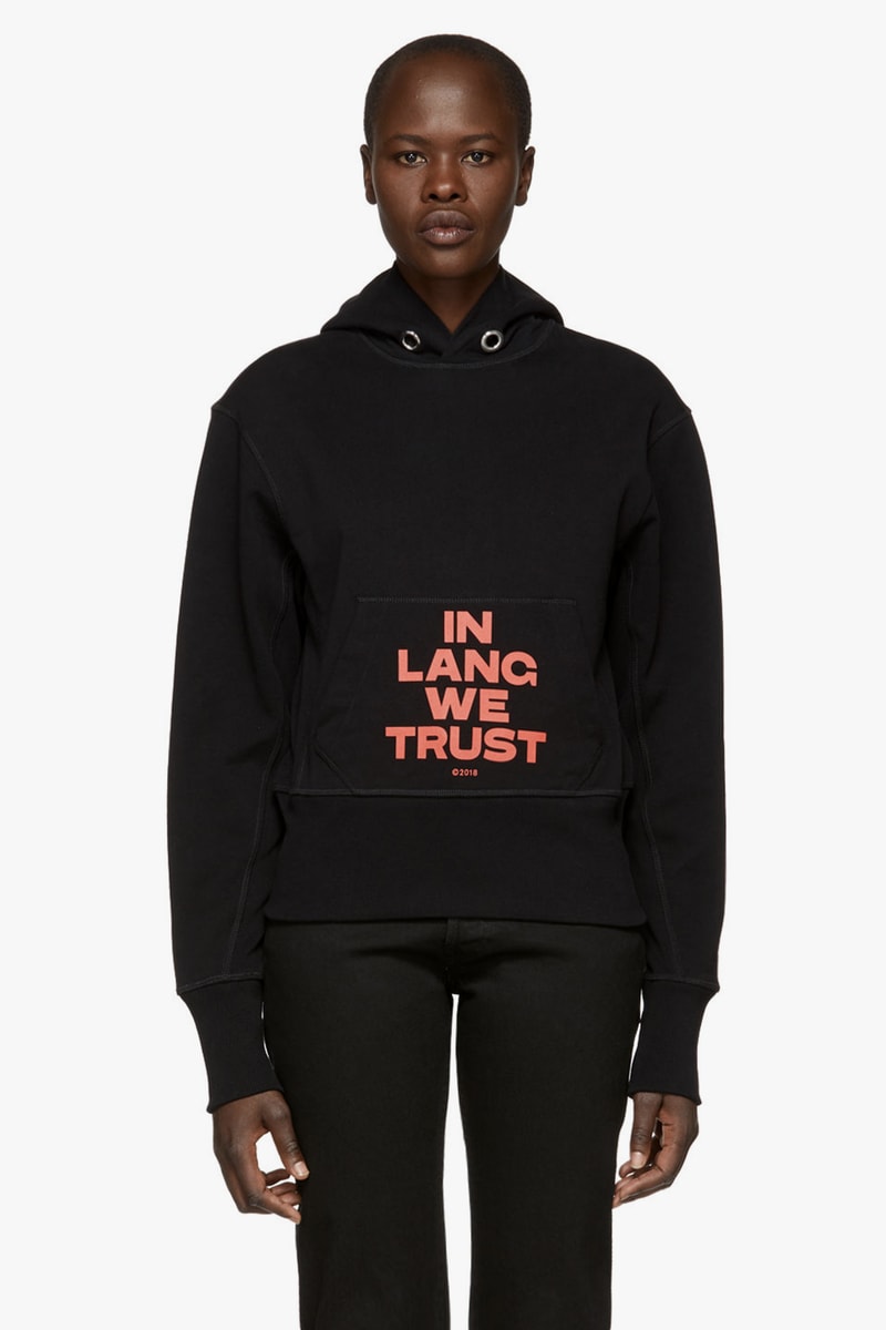 Helmut Lang Hoodie Black Red White Brian Roettinger