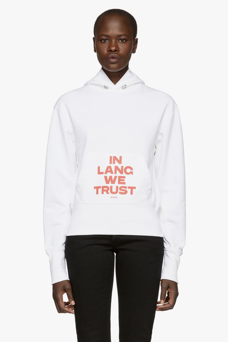 Helmut Lang Hoodie Black Red White Brian Roettinger