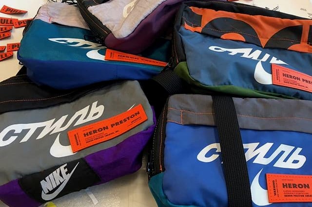 Heron Preston Teases Forthcoming Bag Collaboration With Nike