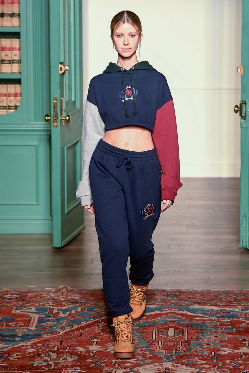 KITH 2018 Fall Winter NYFW New York Fashion Week Tommy Hilfiger Hoodie Pants Navy