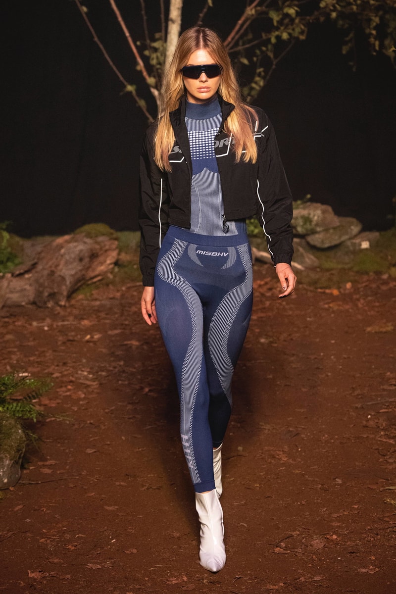 KITH 2018 Fall Winter NYFW New York Fashion Week Jacket Black MISBHV Shirt Leggings Blue