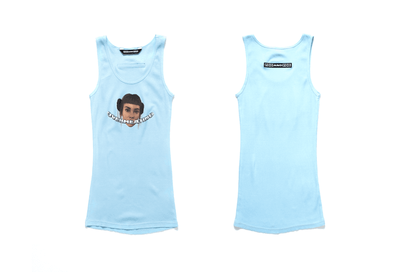 Foo and Foo Lil Miquela Tank Top Baby Blue