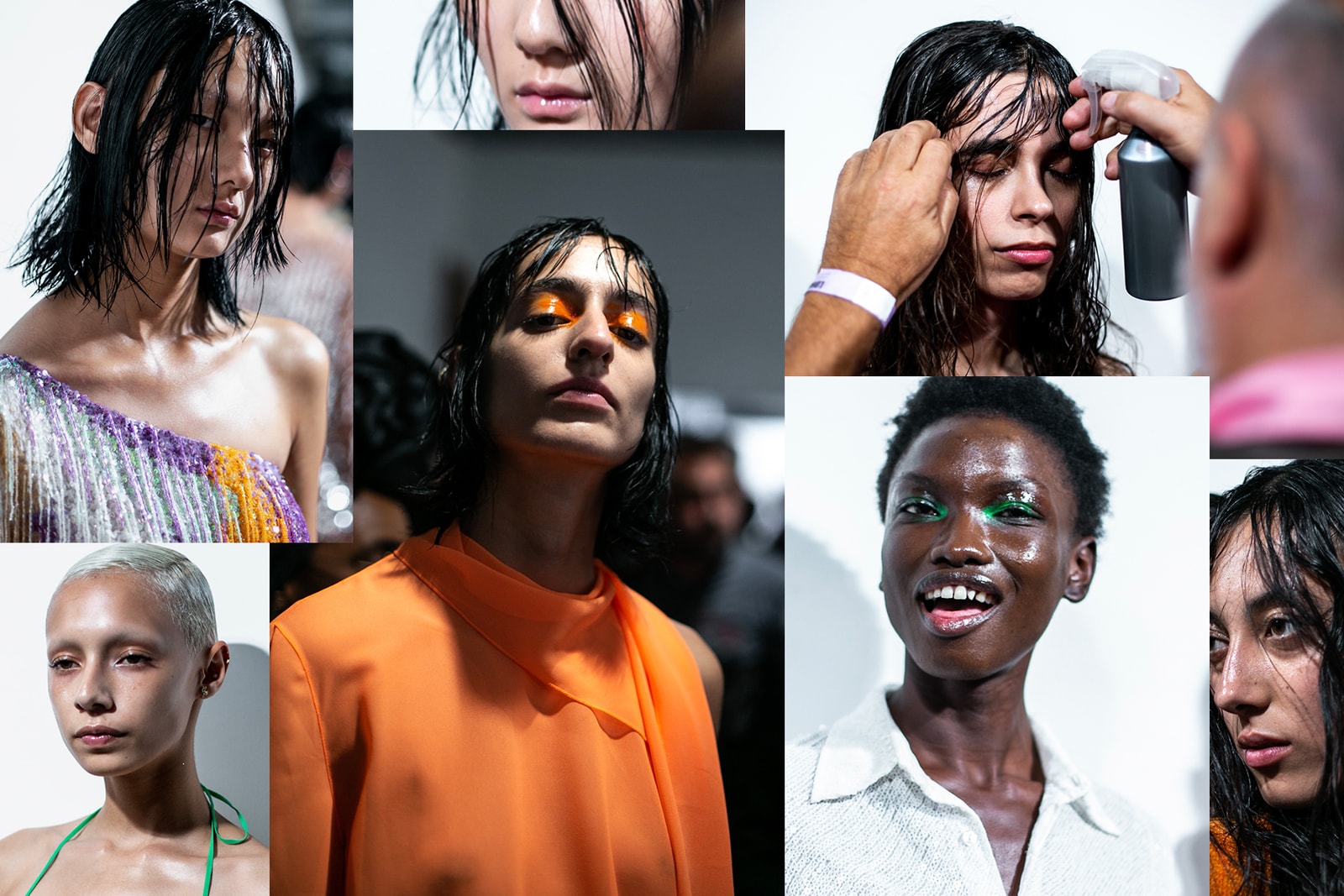 London Fashion Week SS19 Spring Summer 2019 LFW Hair Makeup Trends Beauty Ashely Williams Backstage