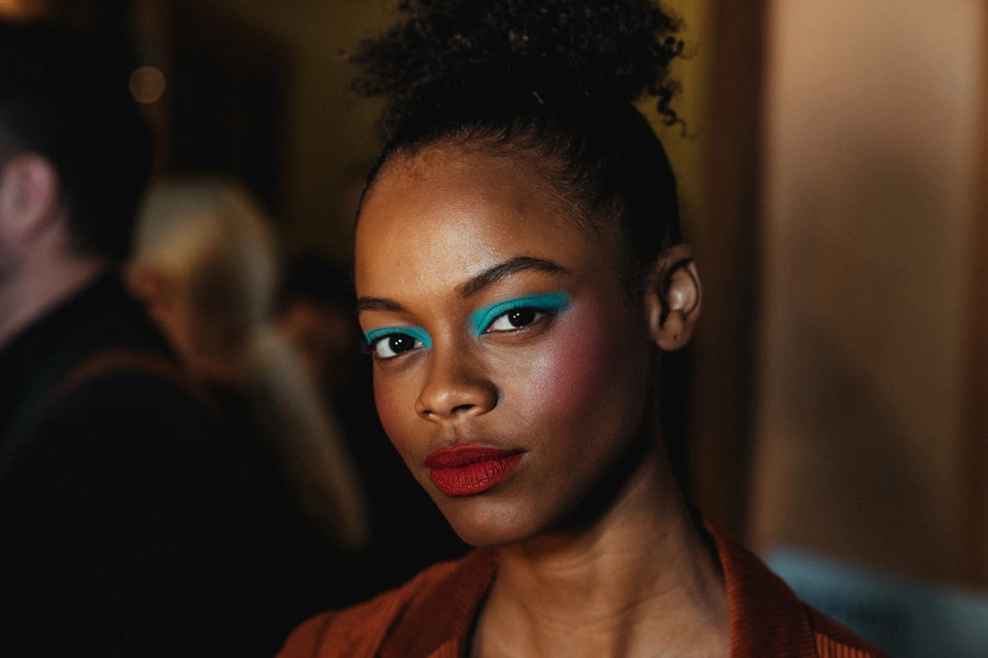 Rodarte Spring/Summer 2019 New York Fashion Week Backstage Roses Blue