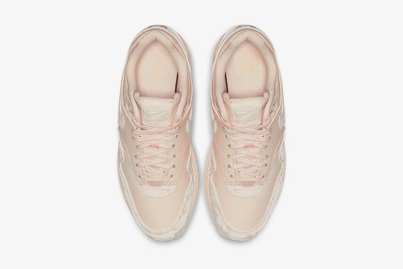 nike air max 1 lx guava ice leather pastel pink peach