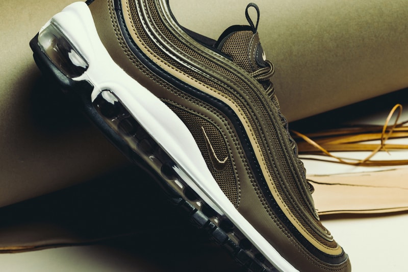 nike air max 97 medium olive tan black