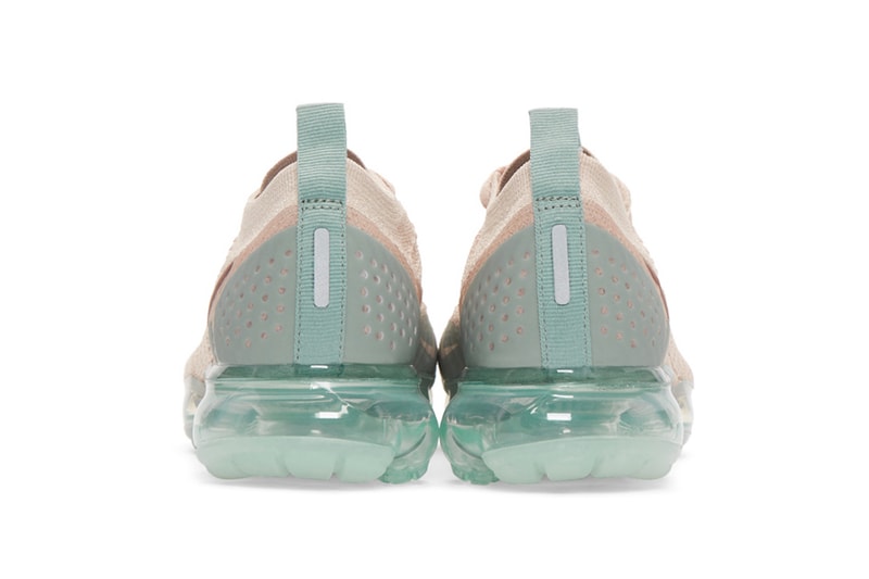 Nike Air VaporMax Flyknit 2.0 "Particle Beige" Pink Blue Ice Sneaker Sleek Trainer Crep Shoe
