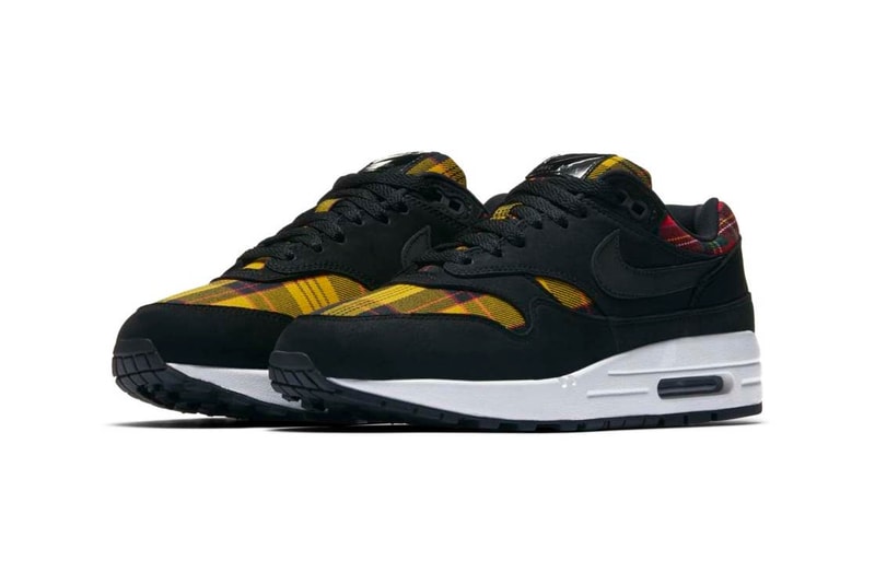 Nike Yellow Red Tartan Air Max 1