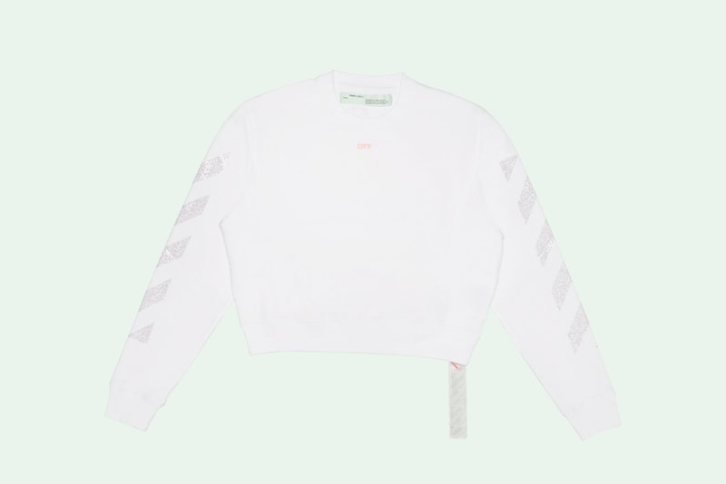 Off-White Virgil Abloh Selfridges Collaboration Industrial Belt Binder Clip Bag Pink Denim Jacket Sweater Hoodie