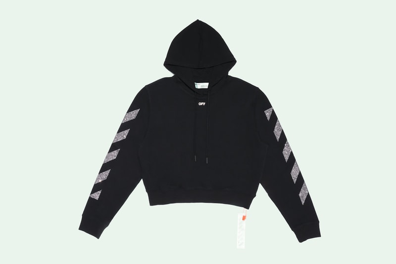 Off-White Virgil Abloh Selfridges Collaboration Industrial Belt Binder Clip Bag Pink Denim Jacket Sweater Hoodie