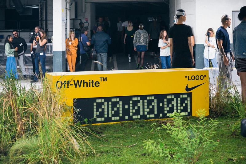 Off-White Virgil Abloh Spring Summer 2019 Paris Fashion Week Show Backstage Timer Yellow