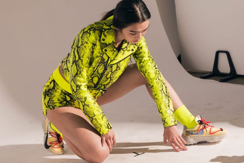 EXCLUSIVE: A Backstage Look At Off-White™'s SS19 "Track & Field" Fittings