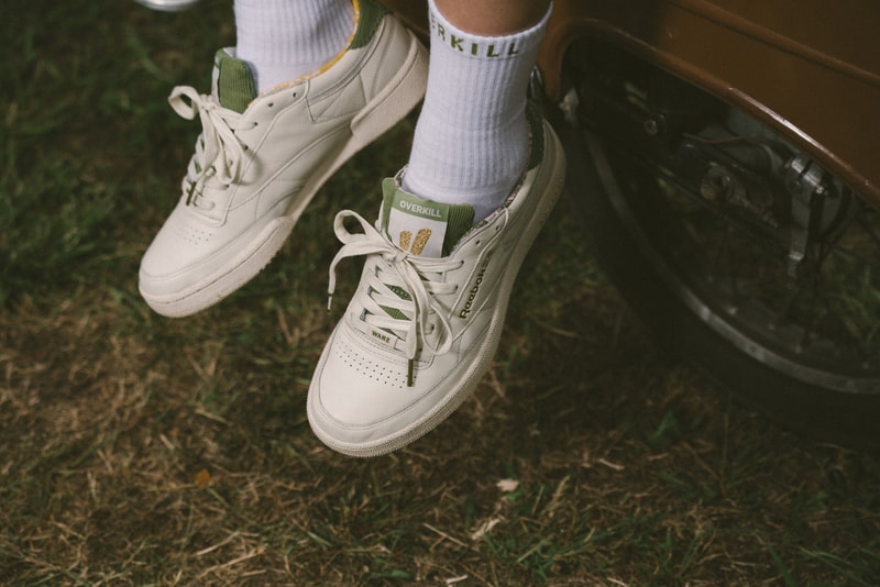 Overkill Reebok Classic Berlin 1985 Capsule Collection Sneaker Green White Shoe Apparel Campaign Lookbook Editorial