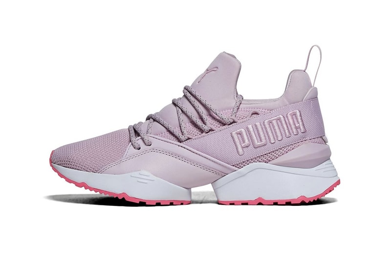 PUMA Muse Maia Satin Sneakers Winsome Orchid Pink