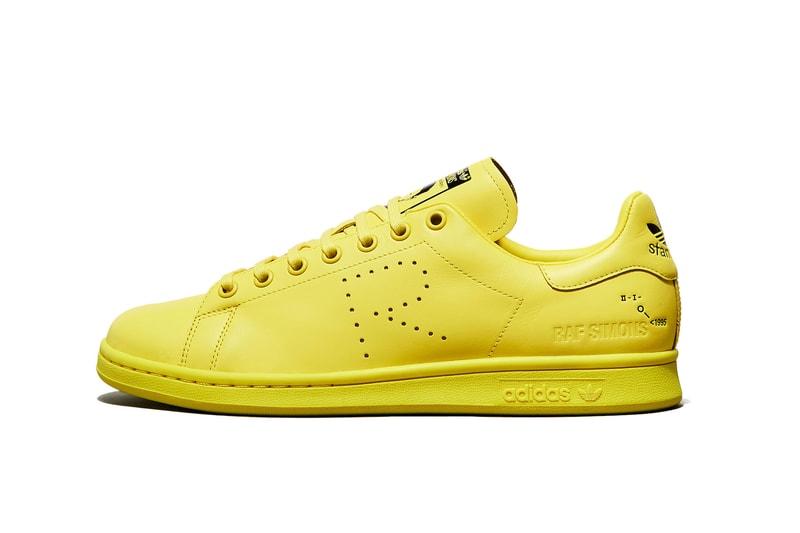 Raf Simons adidas Fall Winter 2018 Stan Smith Ozweego Colorways Sneaker Pink Yellow Grey Green