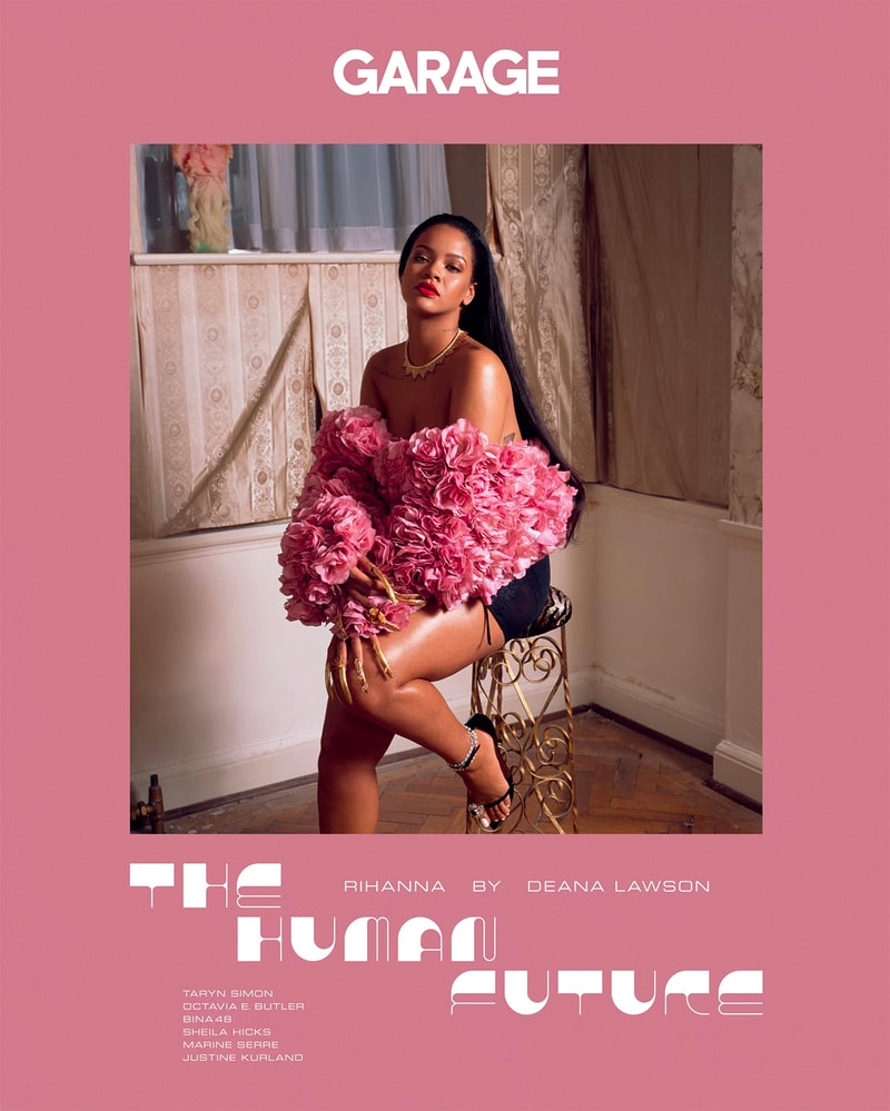 Rihanna Garage Magazine Cover Issue 15 Pink Tube Top Gold Nails 2018