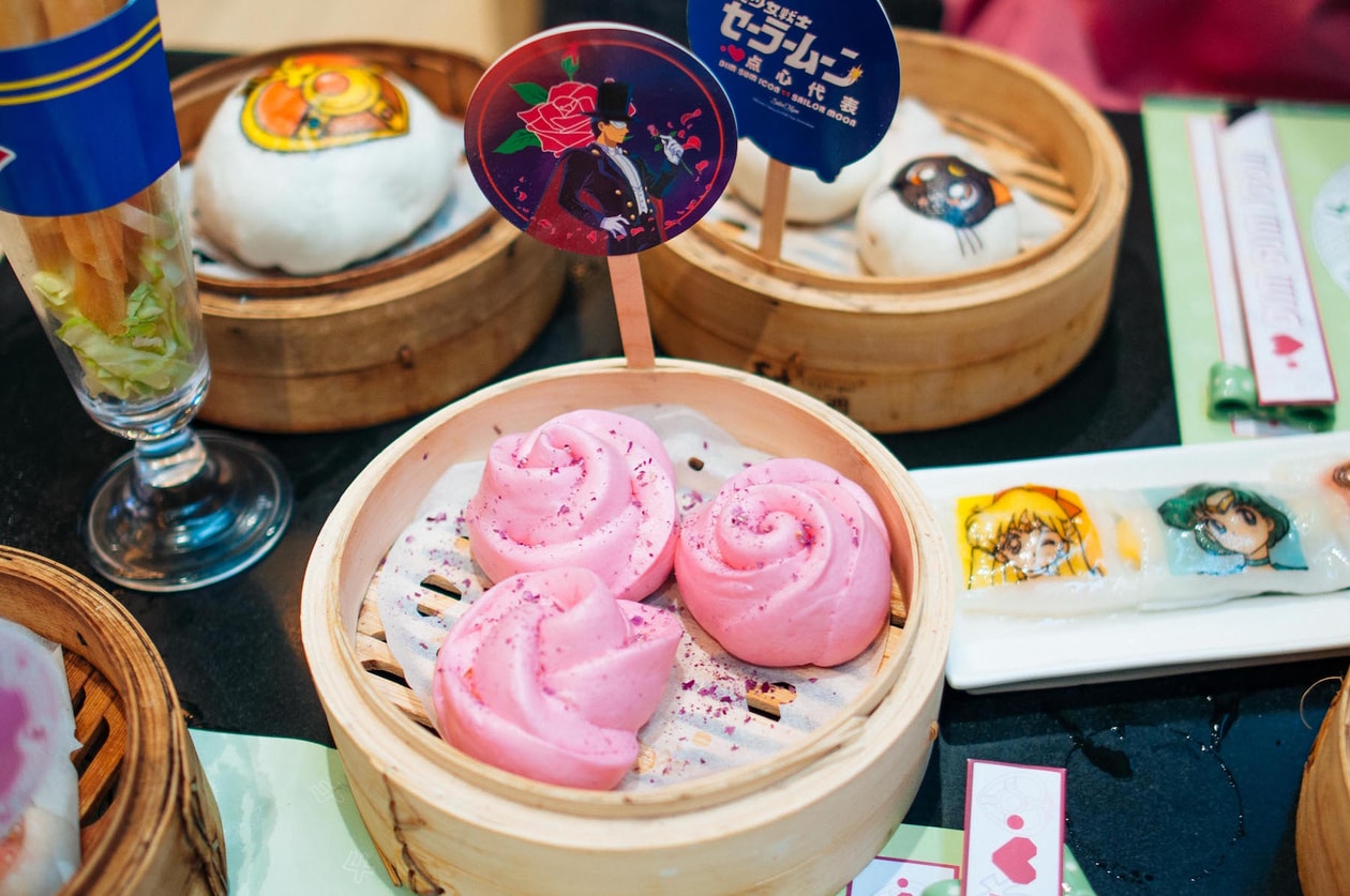 Sailor Moon Dim Sum Brunch Review Cartoon Dim Sum Icon Hong Kong Anime Food