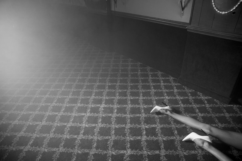 Saint Laurent Winter 2018 Campaign Heels White