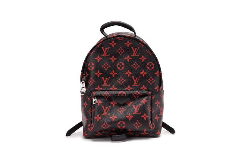 Louis Vuitton Palms Springs Backpack Black Red