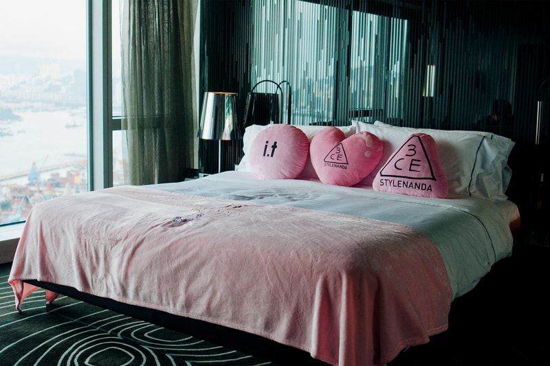 stylenanda 3ce pink hotel makeup korean beauty fashion w hotel hong kong