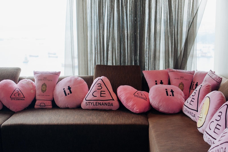 stylenanda 3ce pink hotel makeup korean beauty fashion w hotel hong kong
