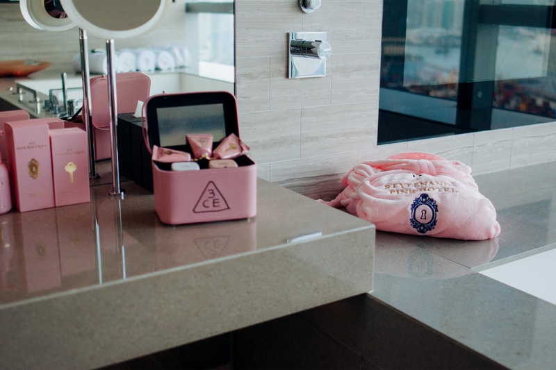 stylenanda 3ce pink hotel makeup korean beauty fashion w hotel hong kong