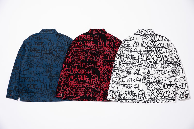 COMME des GARÇONS SHIRT x Supreme Collaboration Nike Air Force 1