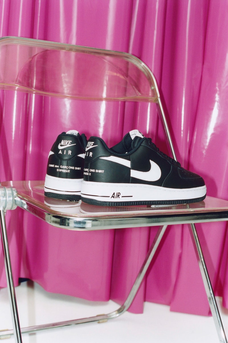 COMME des GARÇONS SHIRT x Supreme Collaboration Nike Air Force 1