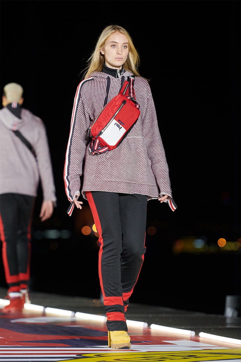 Tommy Hilfiger TommyNow Shanghai Runway Fashion Show Winnie Harlow Hailey Baldwin Josephine Skriver Lewis Hamilton