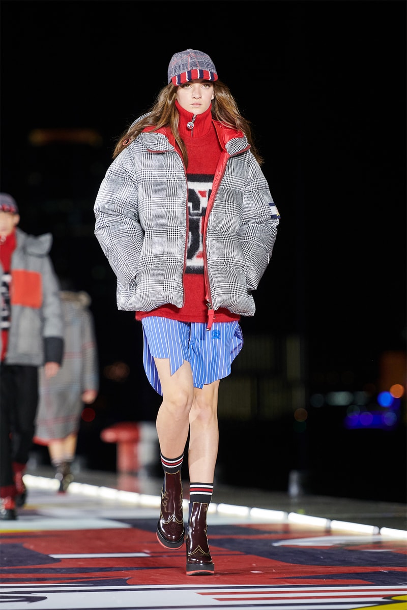 Tommy Hilfiger TommyNow Shanghai Runway Fashion Show Winnie Harlow Hailey Baldwin Josephine Skriver Lewis Hamilton