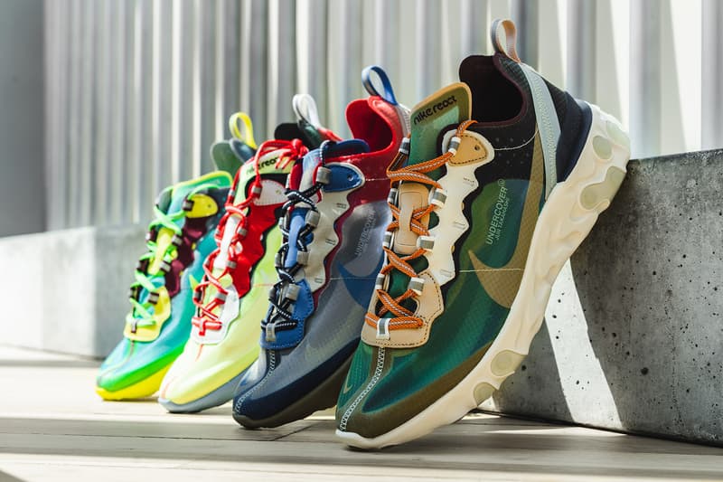 Undercover x Nike React Element 87 Europe Release | Hypebae