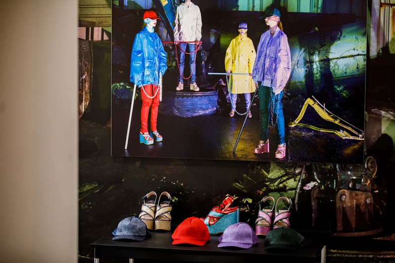 Undercover Jun Takahashi Spring Summer 2019 SS19 Womens THE SEVENTH SENSE Caps Hats Heels Platform