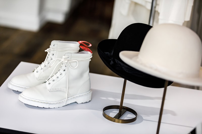 Undercover Jun Takahashi Spring Summer 2019 SS19 Womens THE SEVENTH SENSE Clockwork Orange White Dr Martens Hat