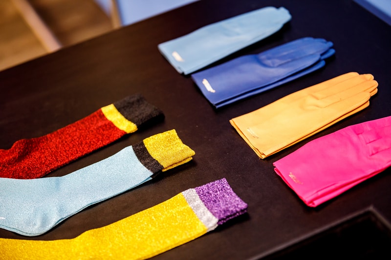 Undercover Jun Takahashi Spring Summer 2019 SS19 Womens THE SEVENTH SENSE David Bowie Socks Gloves